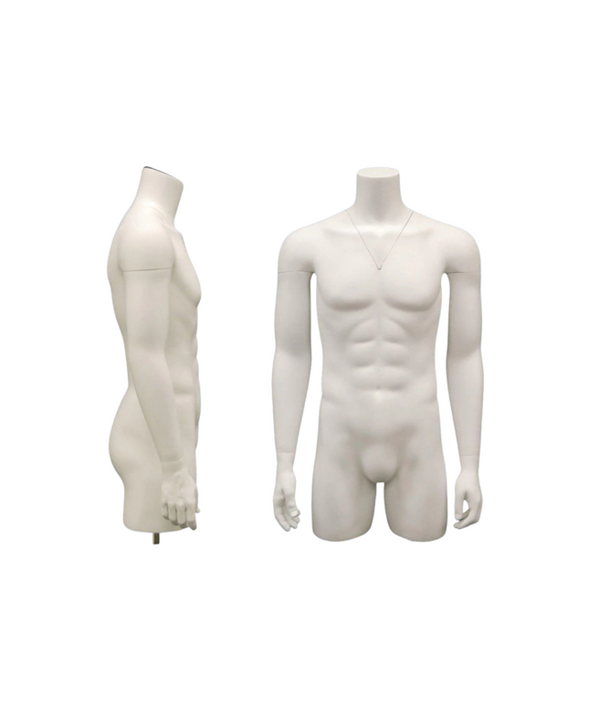 Invisible Ghost Mannequin Male Torso w/ Base (TMK-TMW-IV)