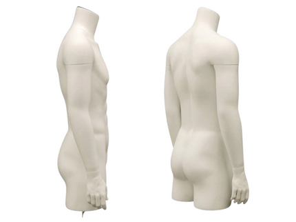 Male Torso Mannequin for Invisible Effect w/ Base (TMK-TMW-IV)