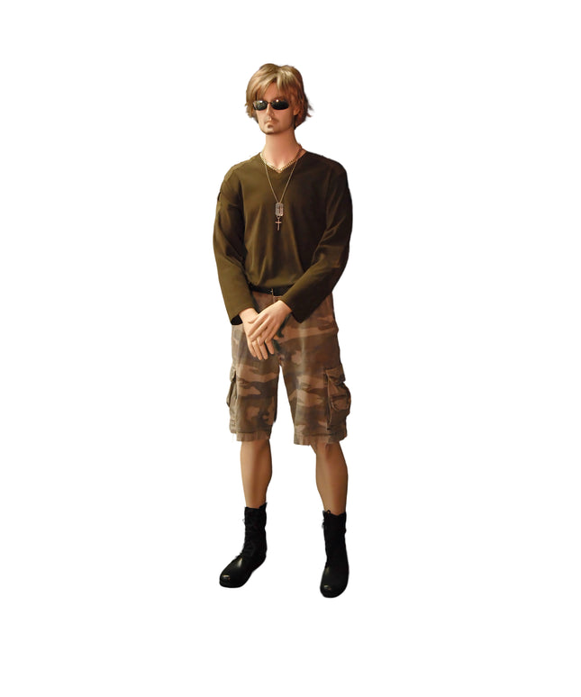 Male Realistic Mannequin with Movable Elbows Short Version (TMK-MD-BC8S)