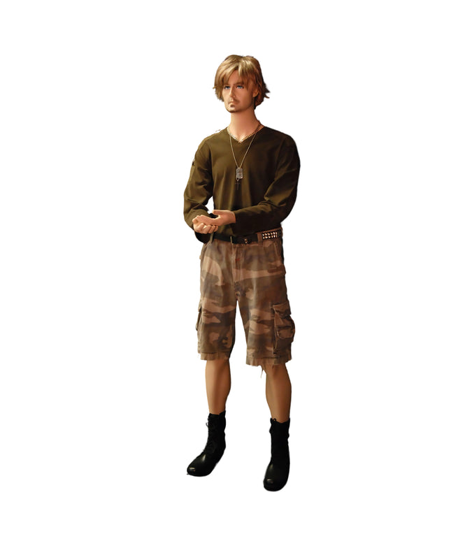 Male Realistic Mannequin with Movable Elbows Short Version (TMK-MD-BC8S)