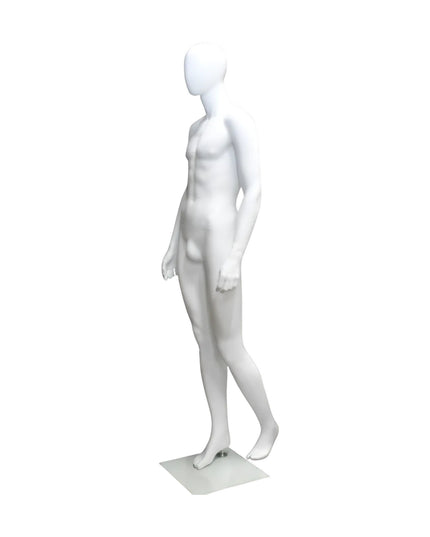 Male Egghead Mannequin TMM-SFM43E-WT