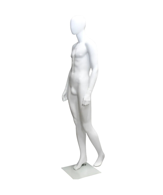 Male Egghead Mannequin TMK-SFM43E-WT