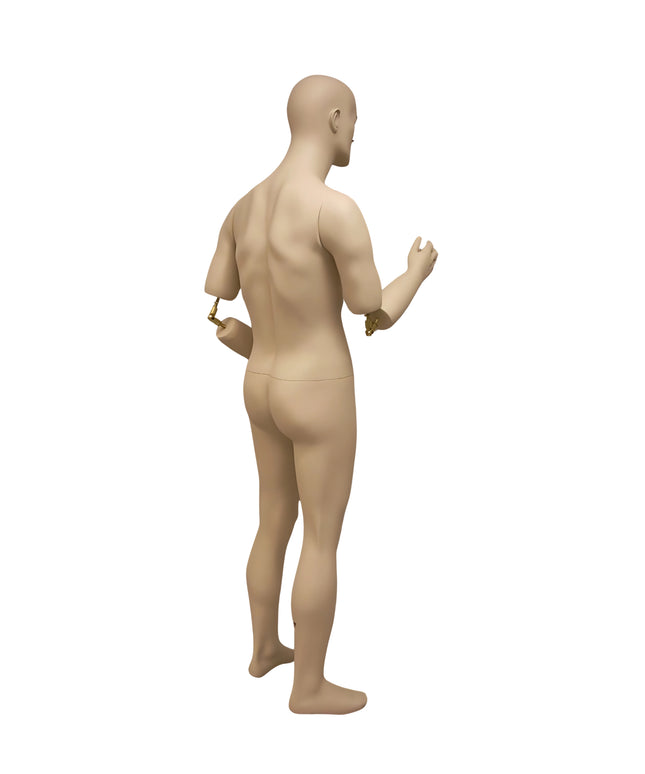 Male Realistic Mannequin with Movable Elbows Short Version (TMK-MD-BC8S)
