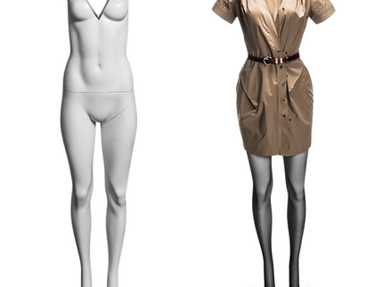 Female Invisible Ghost Mannequin Full Body for Photography Version 1.0A (TMK-MZGH1)