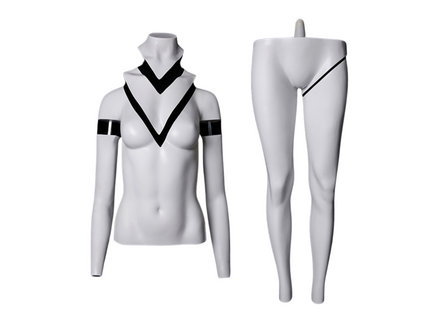 Female Invisible Ghost Mannequin Full Body for Photography Version 1.0A (TMK-MZGH1)
