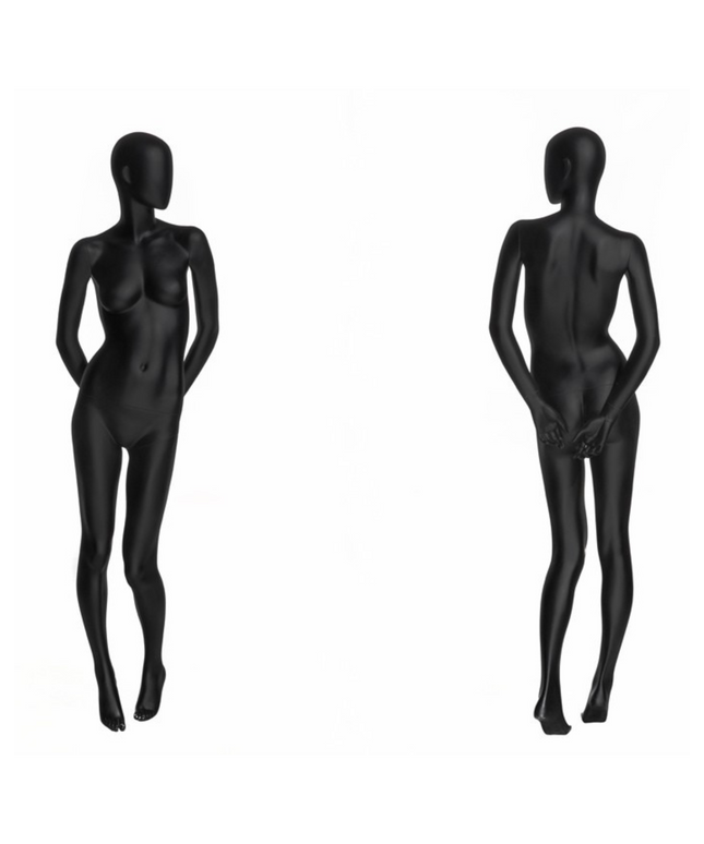 Black Female Abstract Mannequin (TMK-OZIB2)