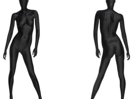 Black Female Abstract Mannequin (TMK-OZIB3)