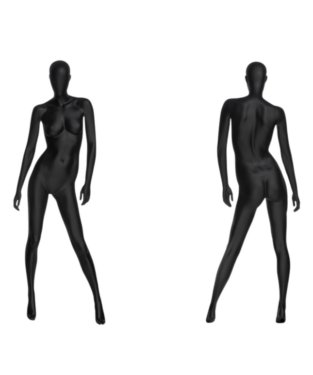 Black Female Abstract Mannequin (TMK-OZIB3)