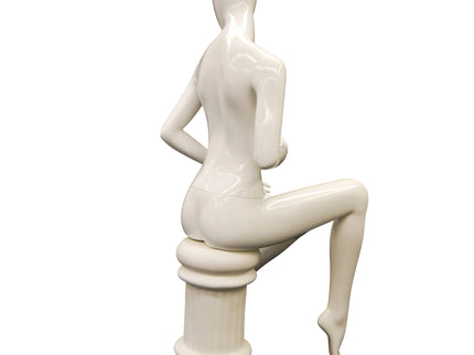 Egghead Female Sitting Mannequin (TMK-MD-C9)