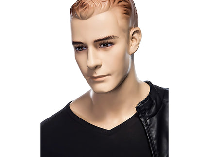 Male Realistic with Molded Hair  Mannequin (TMK-MZ-WEN5)