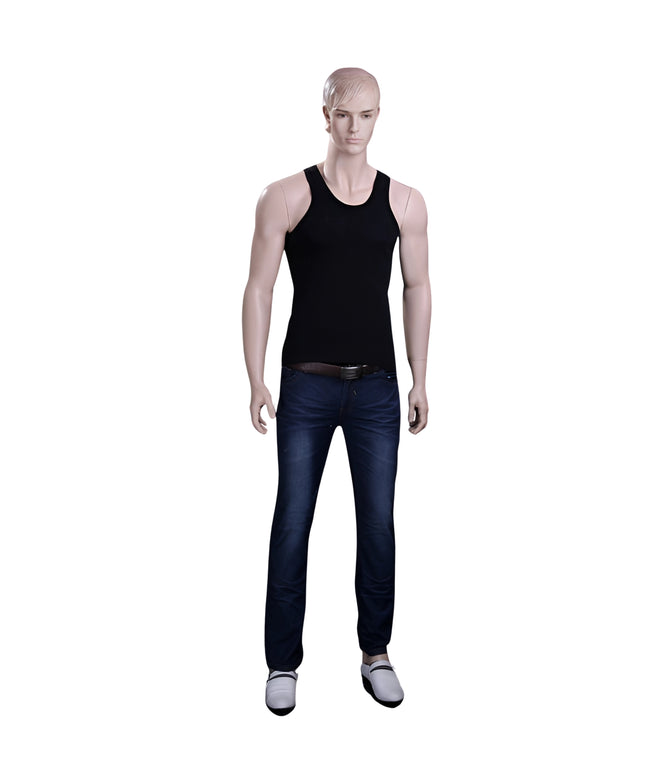 Male Realistic with Molded Hair Mannequin (TMK-MZ-WEN7)