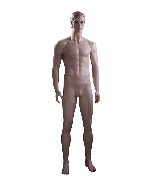 Male Realistic with Molded Hair Mannequin (TMK-MZ-WEN7)