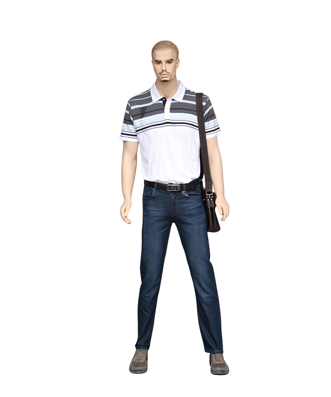 Male Realistic with Molded Hair Mannequin (TMK-MZ-WEN8)