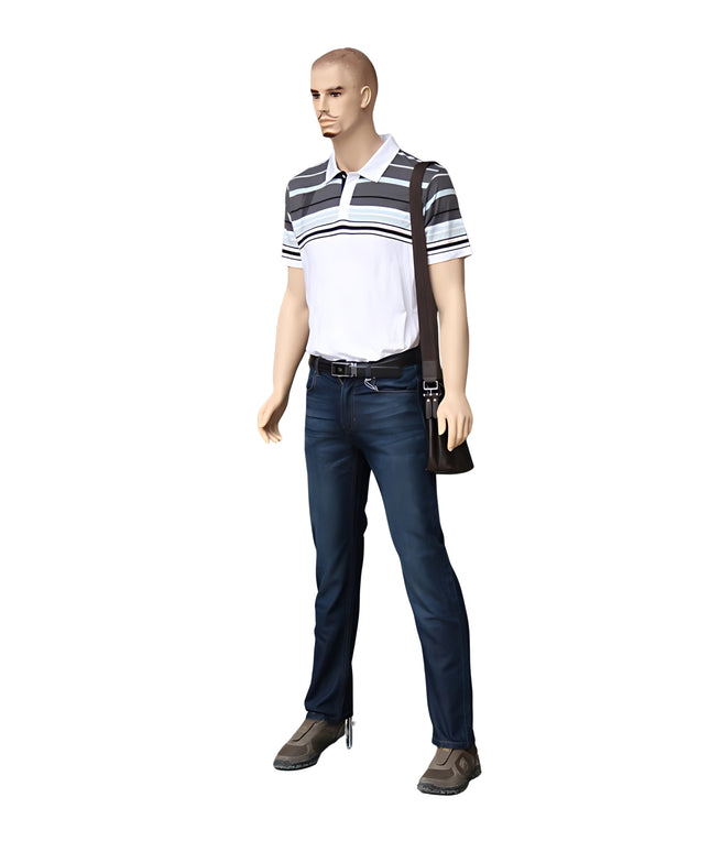 Male Realistic with Molded Hair Mannequin (TMK-MZ-WEN8)