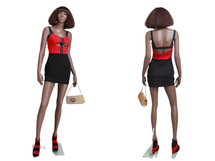 Rich Brown Finish Female Mannequin  (TMK-MZ-MYA1)