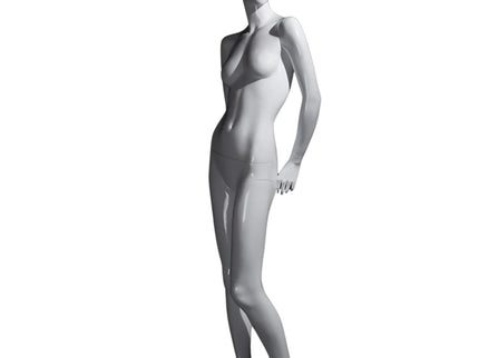 Female White Standing Egghead Mannequin (TMK-MZ-OZIW2)