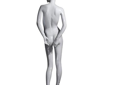 Female White Standing Egghead Mannequin (TMK-MZ-OZIW2)