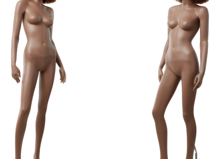 Rich Brown Finish Female Mannequin  (TMK-MZ-MYA1)