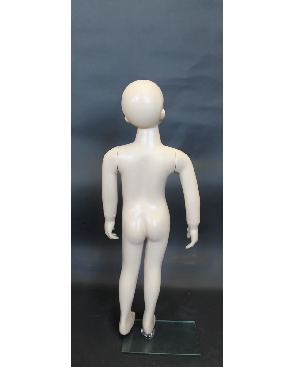 Realistic toddler mannequin with face makeup in skin tone, size 2T/3T, CB3-FT