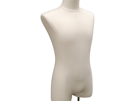 Male Pure White Linen Dress Form (TMK-M1WL)