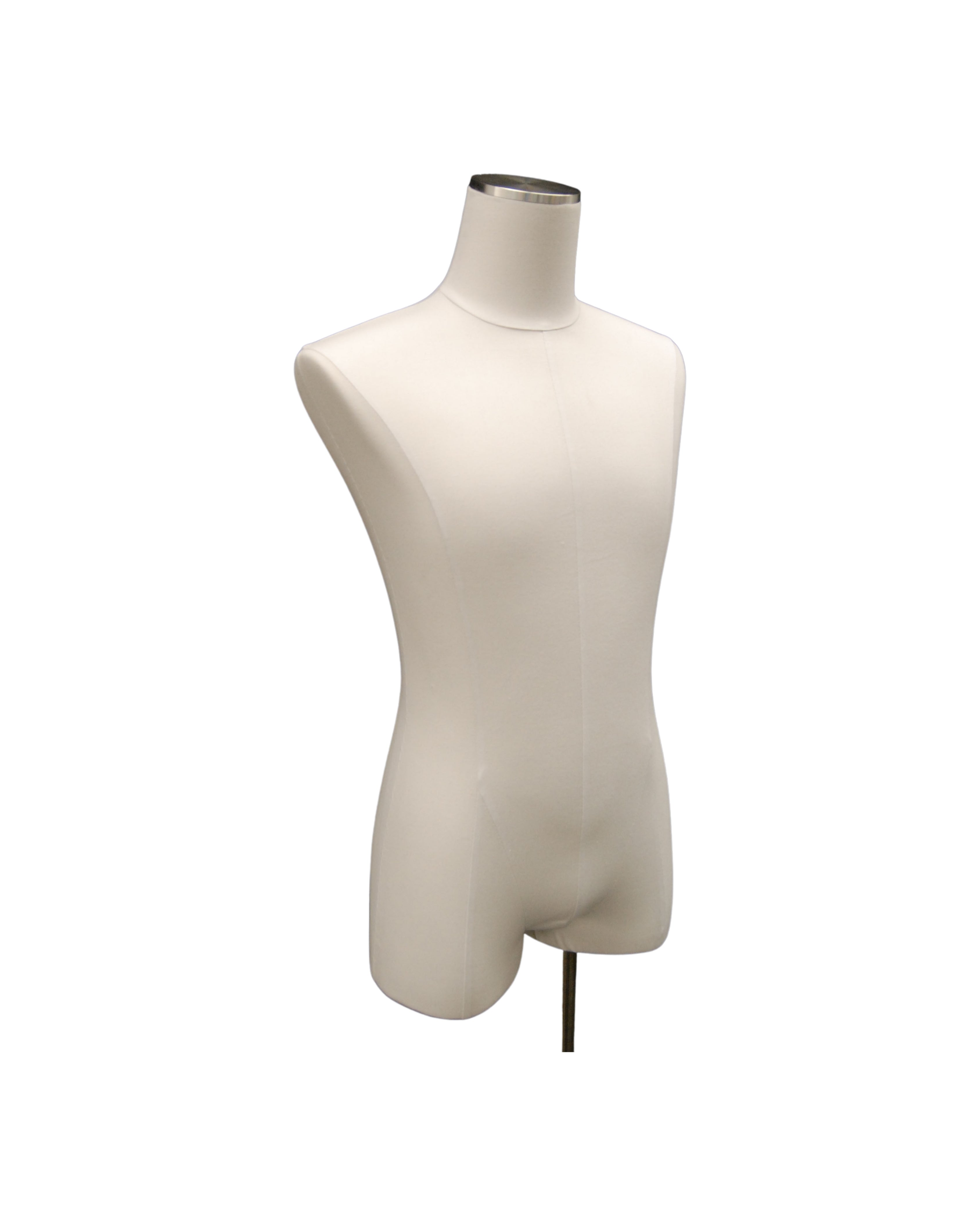 Male Pure White Linen Dress Form (TMK-M1WL)