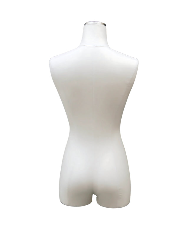 Female Pure White Linen Dress Form (TMK-JF-F1WL)