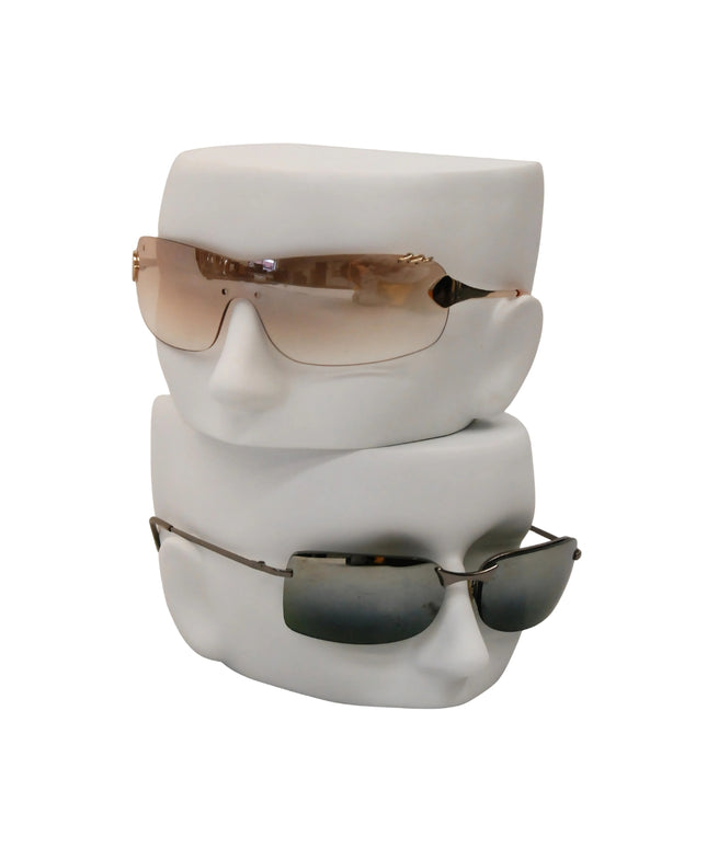 White Head Display For Sunglasses Set of 4 (TMK-MD-M/FFACE-WH)