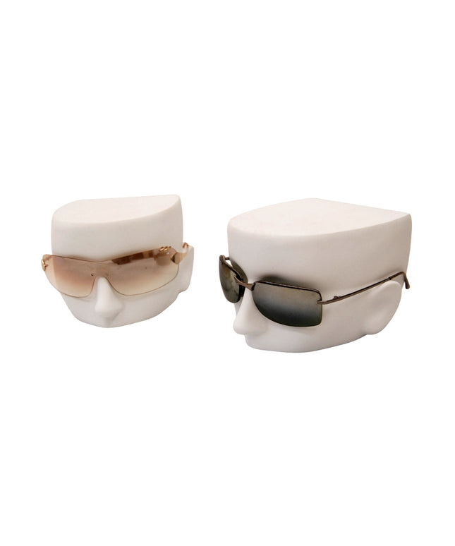 White Head Display For Sunglasses Set of 4 (TMK-MD-M/FFACE-WH)