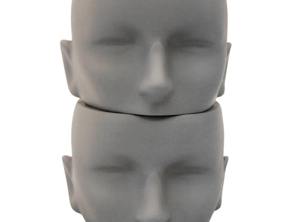 Gray Head Display For Sunglasses Set of 4 (TMK-MD-FFACE-G)