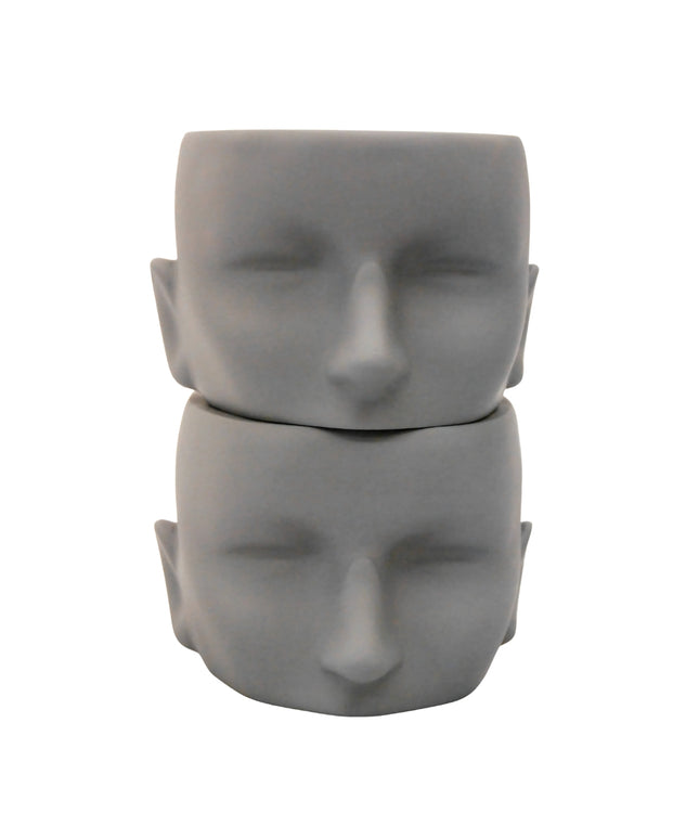 Gray Head Display For Sunglasses Set of 4 (TMK-MD-FFACE-G)