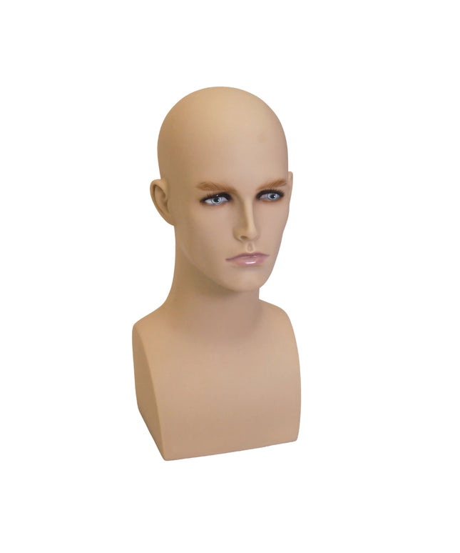 Male Realistic Mannequin Head (TMK-MD-ERAF2)