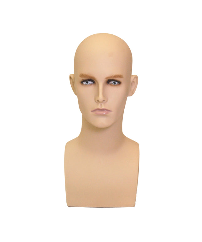 Male Realistic Mannequin Head (TMK-MD-ERAF2)