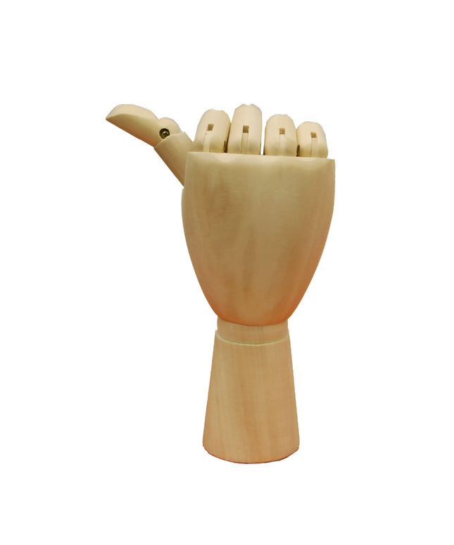 Wooden Style Male Left Hand Display (TMK-JW-MWHAND)