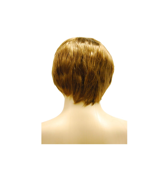 Stylish Short Tousled Light Brown Wig - Unisex Design (TMK-WG-M10-30A)
