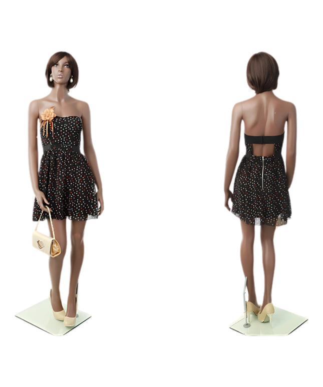 Rich Brown Finish Female Mannequin (TMK-MZ-MYA3)