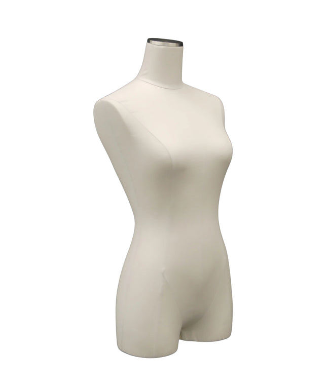 Female Pure White Linen Dress Form (TMK-JF-F1WL)