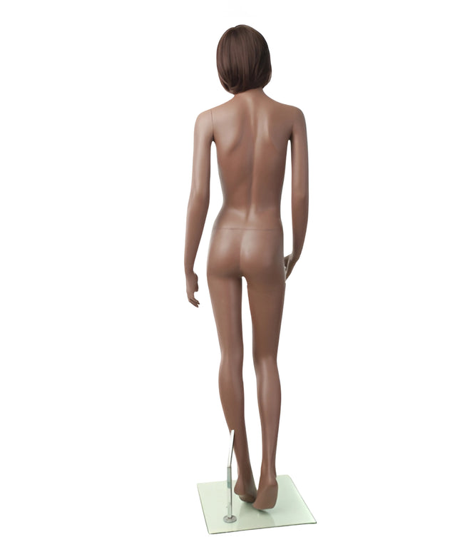 Rich Brown Finish Female Mannequin (TMK-MZ-MYA3)