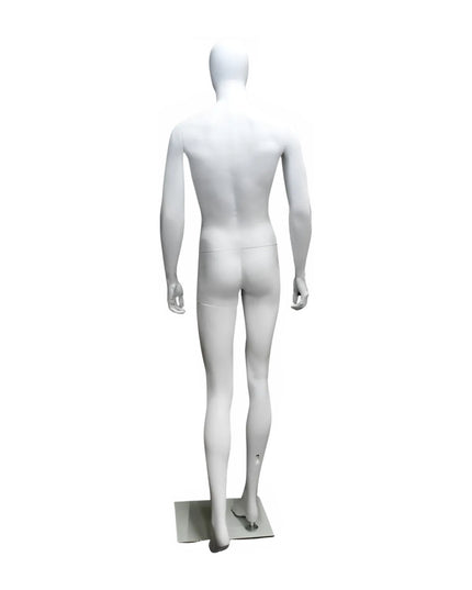 Male Egghead Mannequin TMM-SFM43E-WT