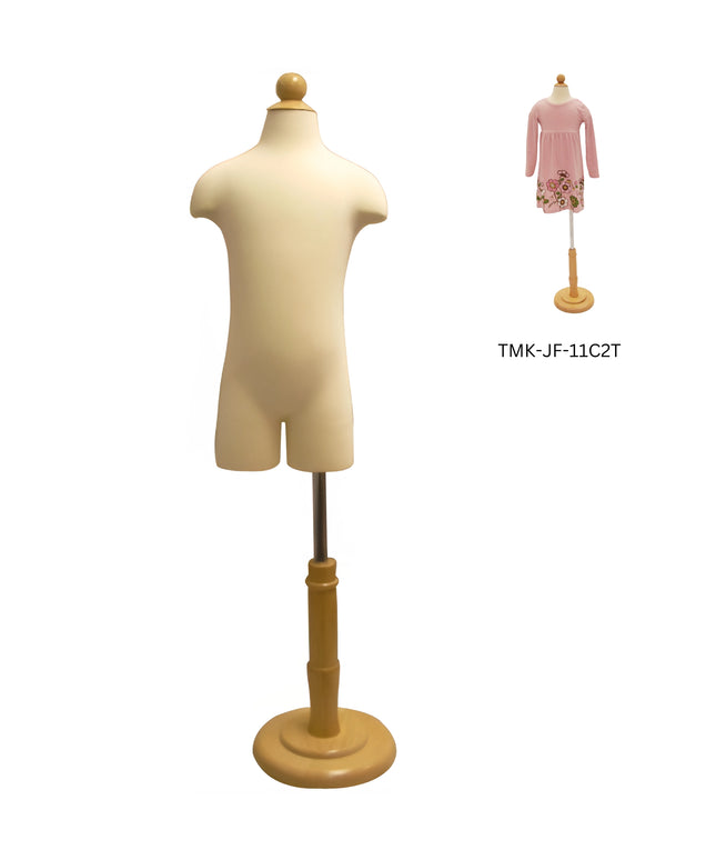 3/4 Dress Form Display - Child (TMK-JF-JF11C)