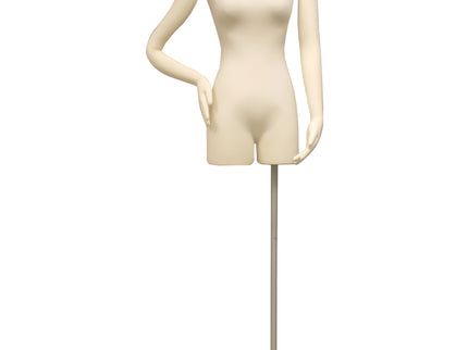 Female Pinnable Dress Form with Movable Arms (TMK-JF-F01SARM+BS-05)