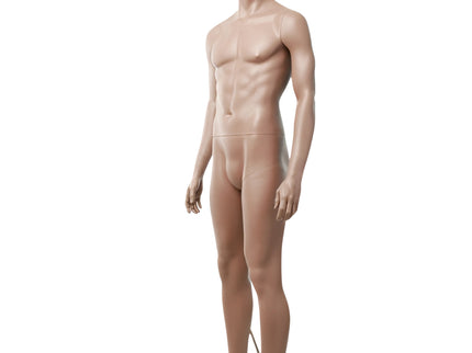Rich Brown Finish Male Mannequin (TMK-MZ-ZEKE1)