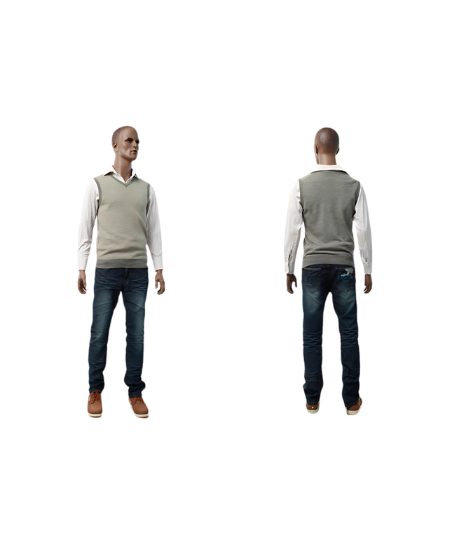 Rich Brown Finish Male Mannequin (TMK-MZ-ZEKE1)