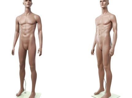 Rich Brown Finish Male Mannequin (TMK-MZ-ZEKE1)