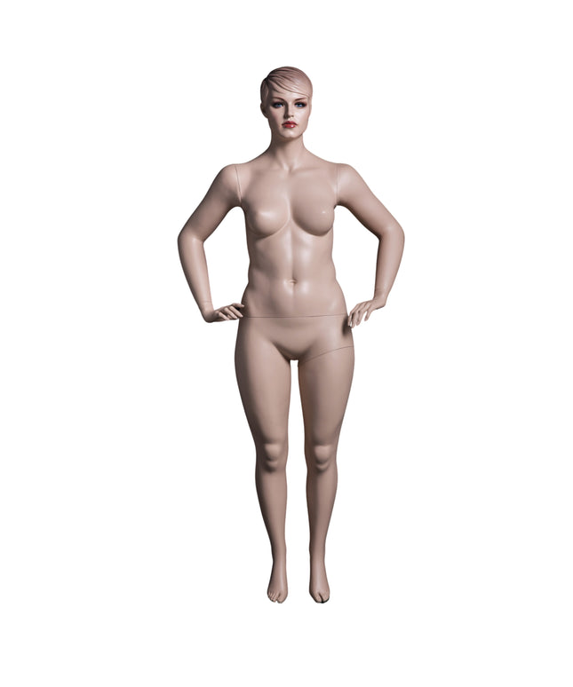 Realistic Plus-Size Female Mannequin (TMK-MZ-AVIS2)