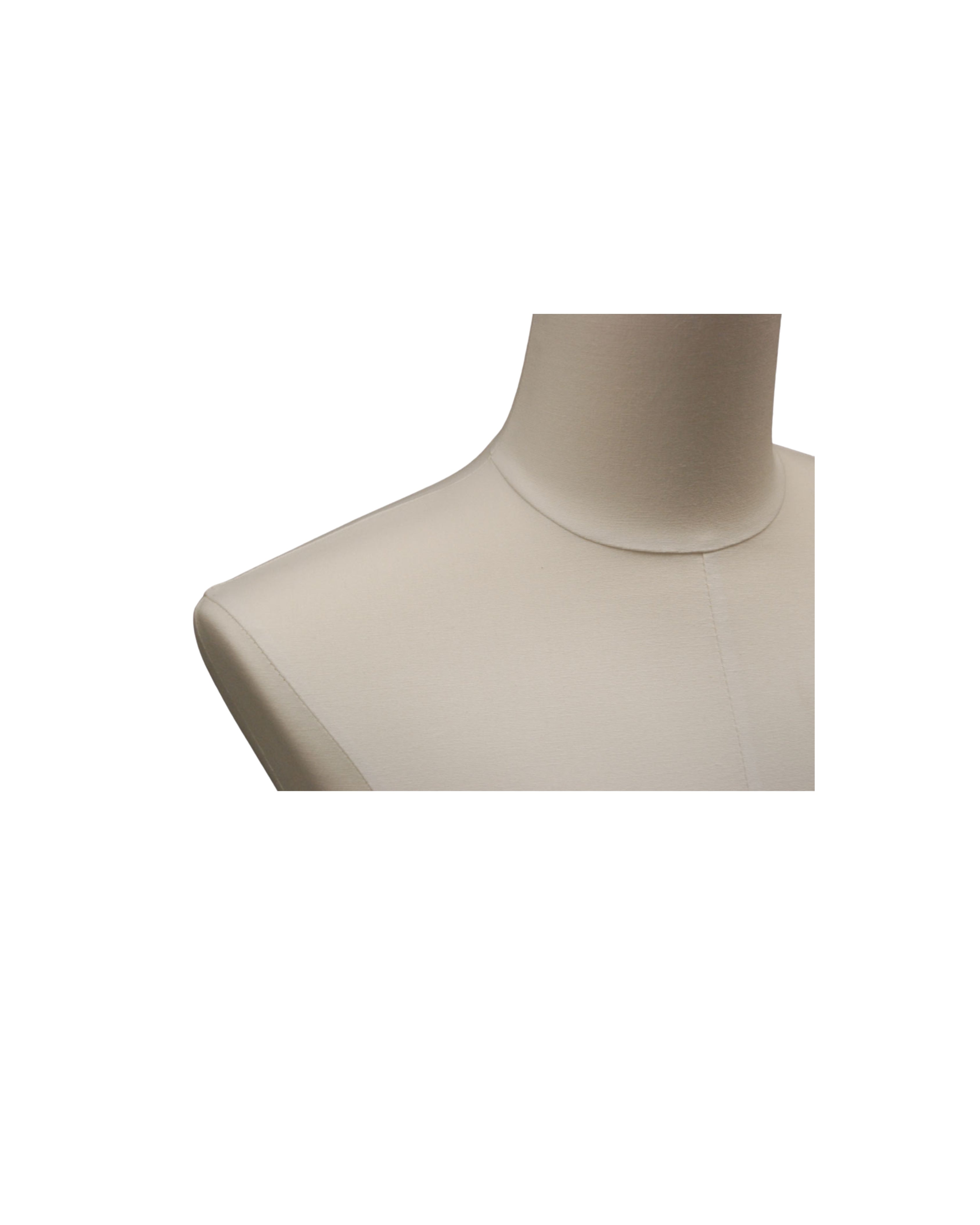 Male Pure White Linen Dress Form (TMK-M1WL)
