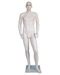 Small-size realistic male mannequin with face makeup in flesh tone, CB19-FT