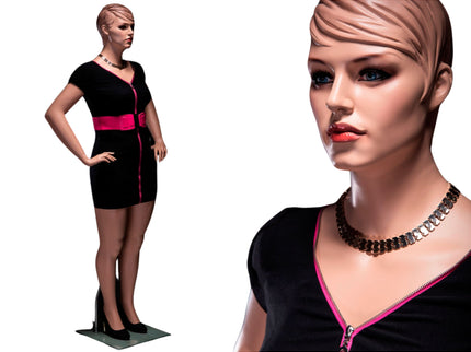 Realistic Plus-Size Female Mannequin (TMK-MZ-AVIS2)