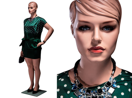 Realistic Plus-Size Female Mannequin (TMK-MZ-AVIS3)