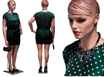 Realistic Plus-Size Female Mannequin (TMK-MZ-AVIS3)
