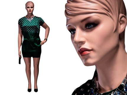 Realistic Plus-Size Female Mannequin (TMK-MZ-AVIS3)